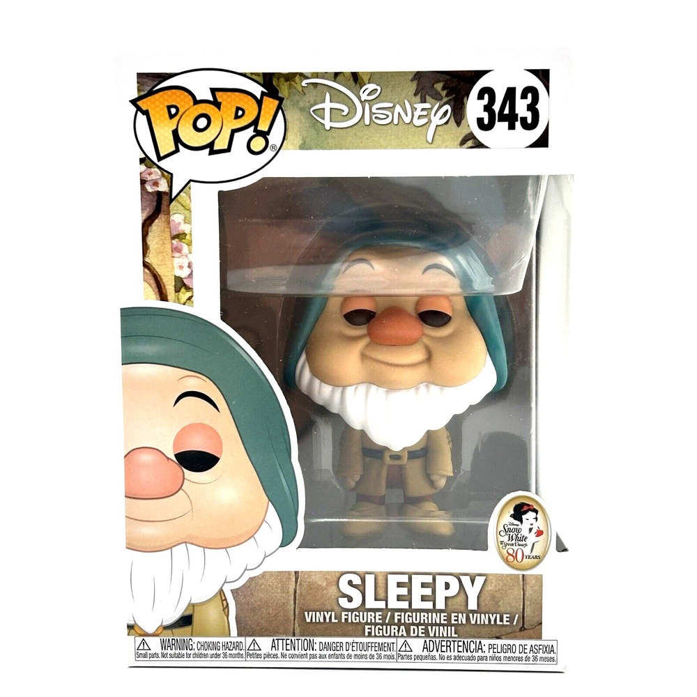 Funko Pop Disney 80 Years Anniversary Edition Sleepy 343 Snow White and 7 Dwarfs